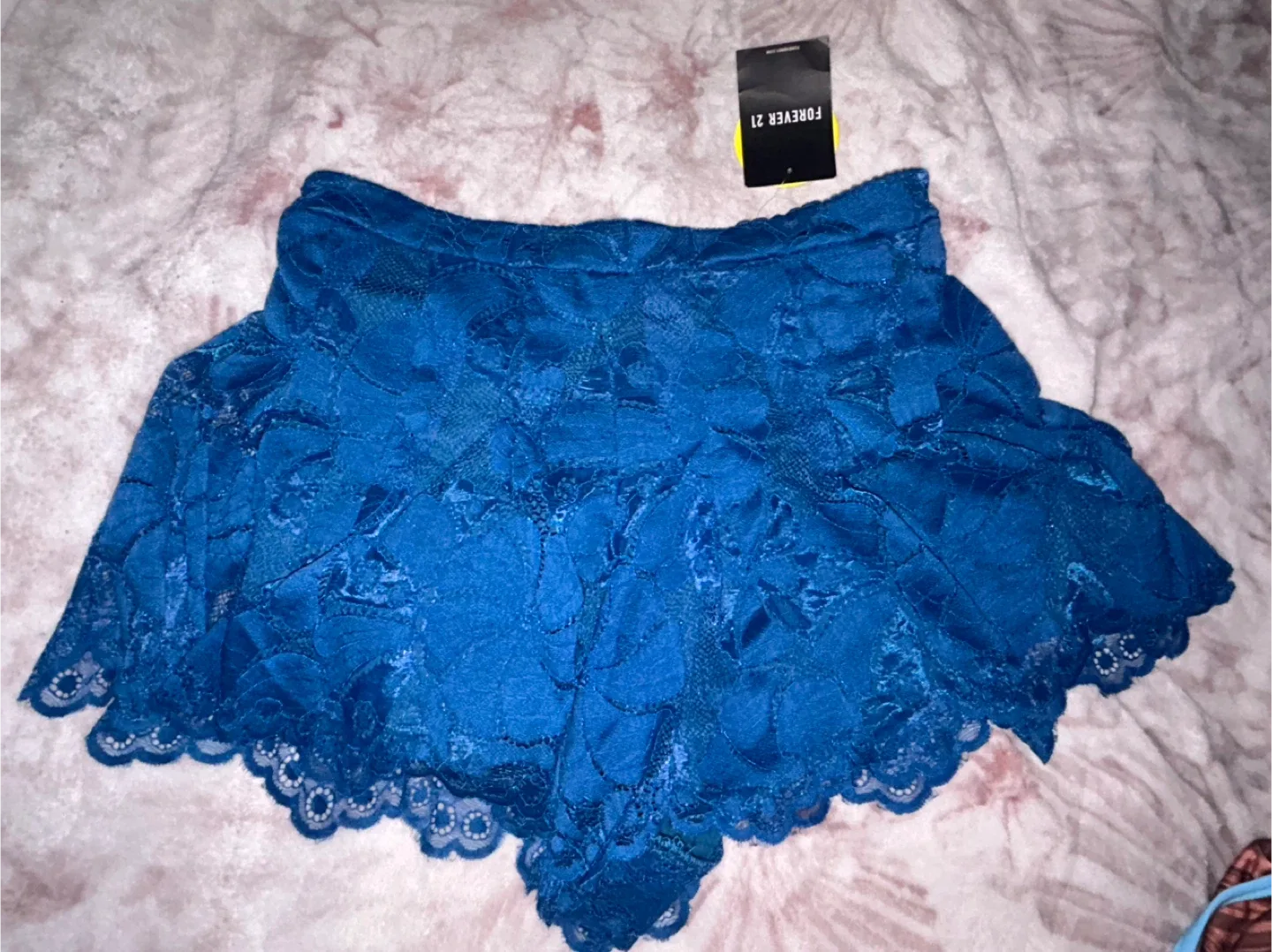 Blue Lace Shorts thumbnail