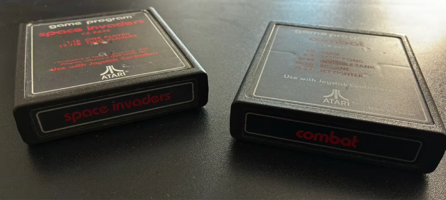 Atari 2600 Space Invaders & Combat Cartridges image indicator(3)