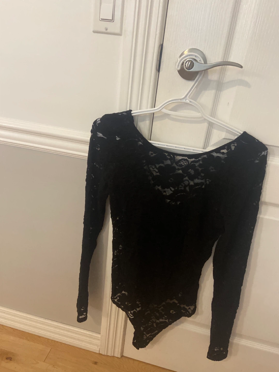 American Eagle Black Lace Bodysuit