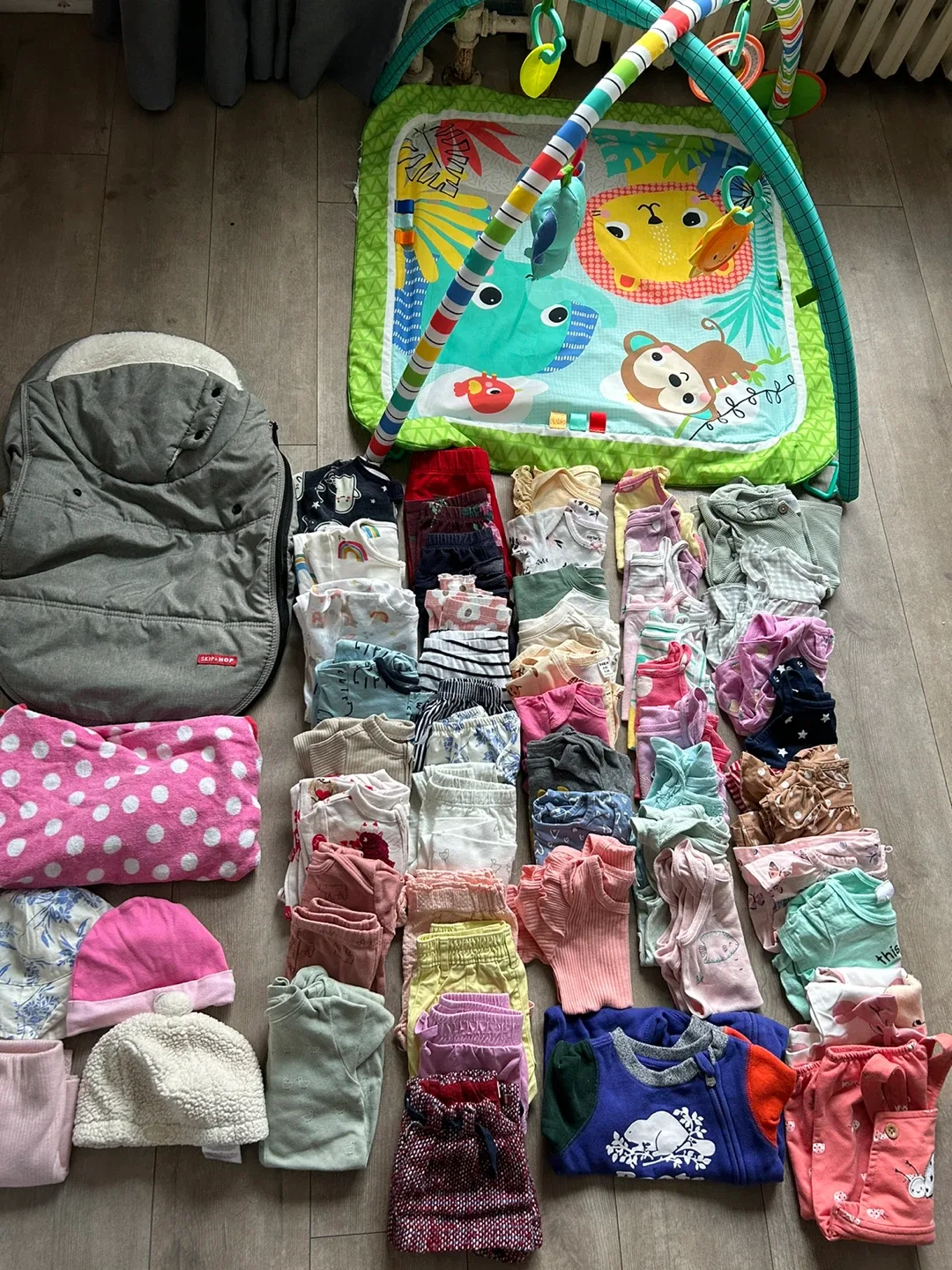 Baby Bundle: Clothes, Playmat, Bouncer & More!