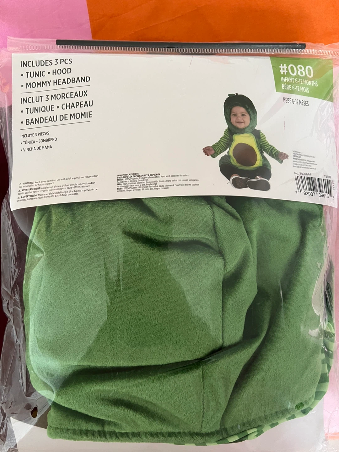 Halloween - Avocado Treat Costume - 6-12 Months - photo 3