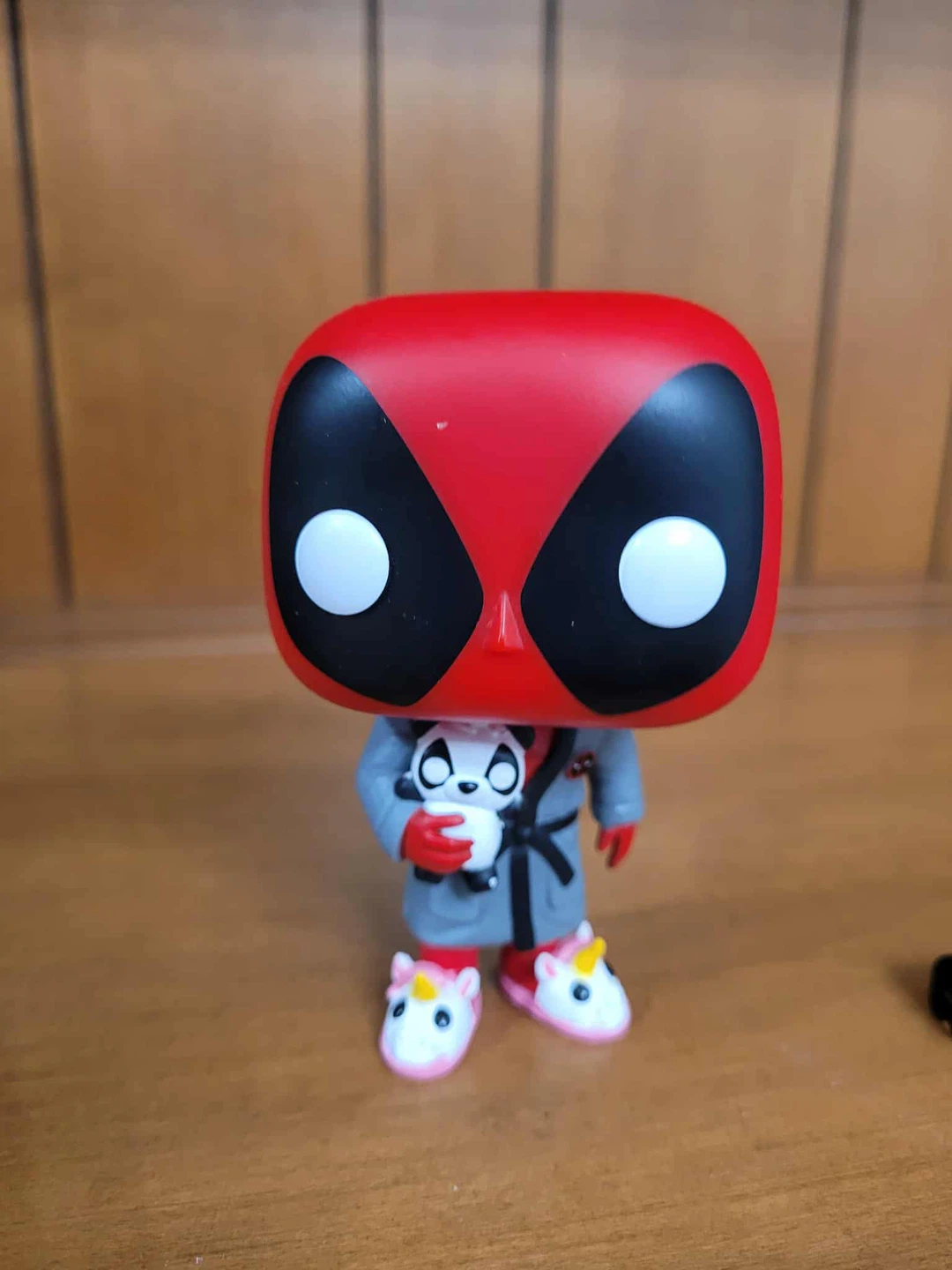 Funko Pop! Deadpool in Robe with Panda