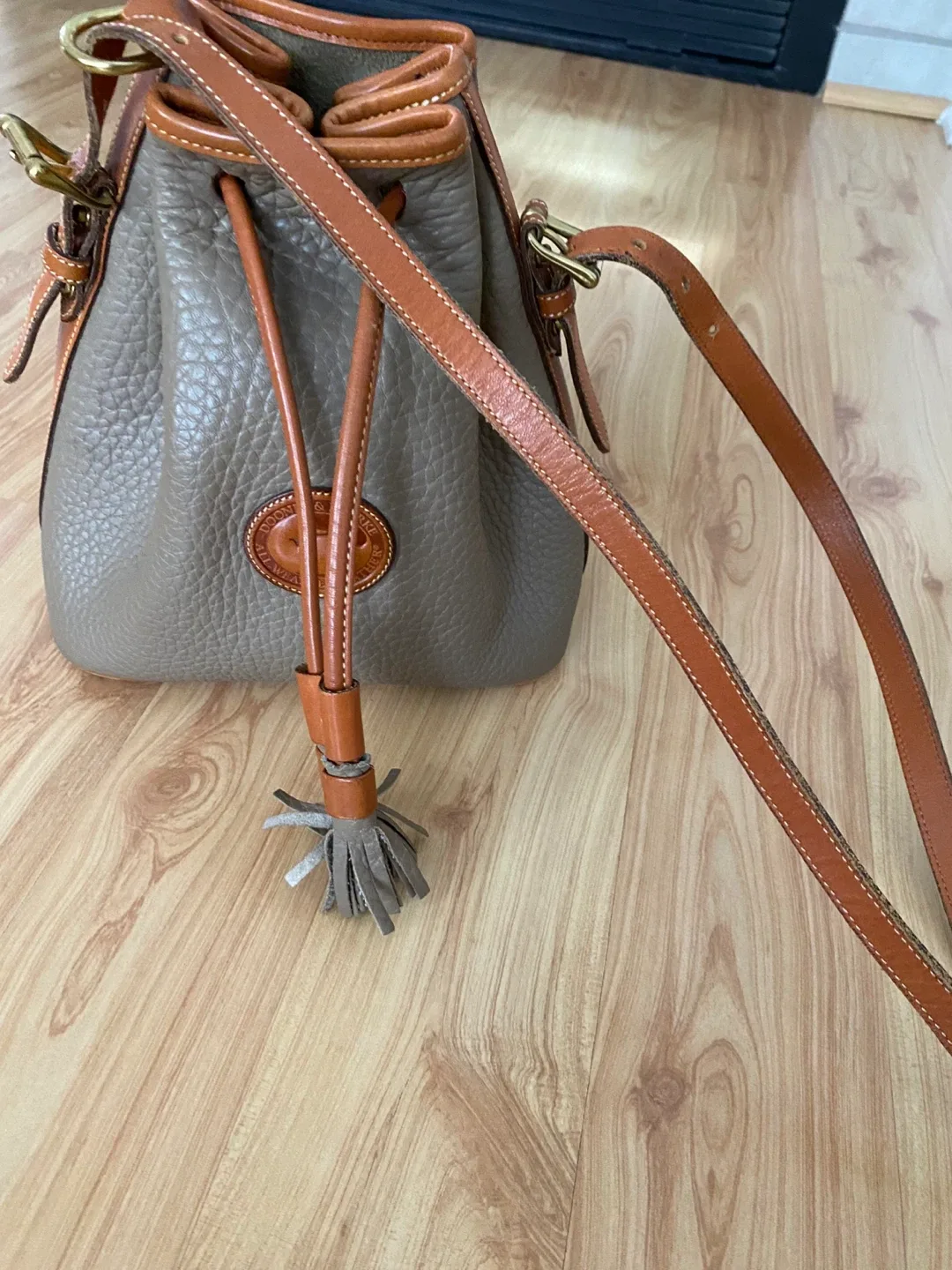 Dooney & Bourke Pebble Leather Bucket Bag thumbnail