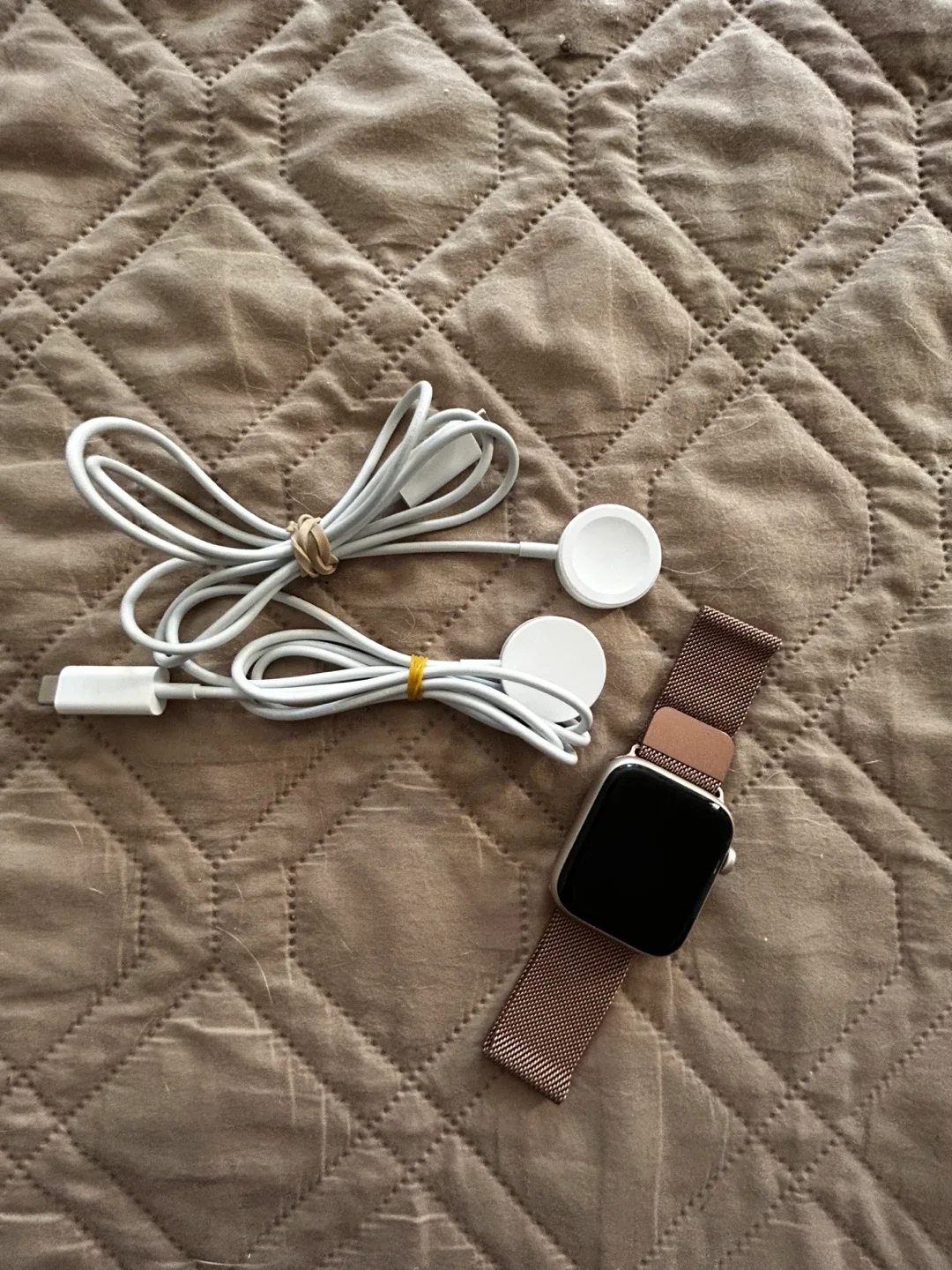 Apple Watch with Milanese Loop image indicator(5)