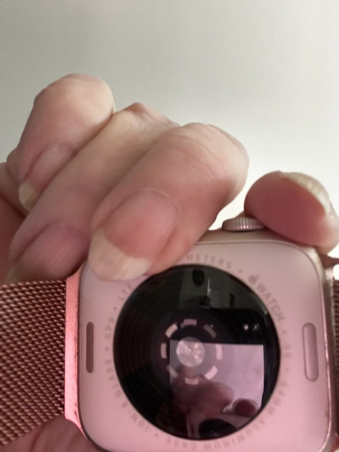 Apple Watch with Milanese Loop image indicator(2)
