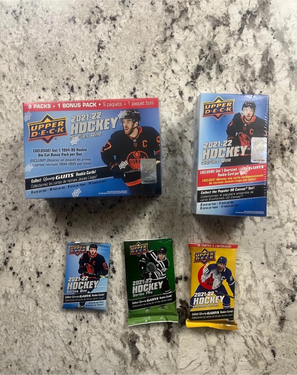 2021-22 Upper Deck Series 1 Hockey Maga Box FACTORY SEALED +++ - photo 2