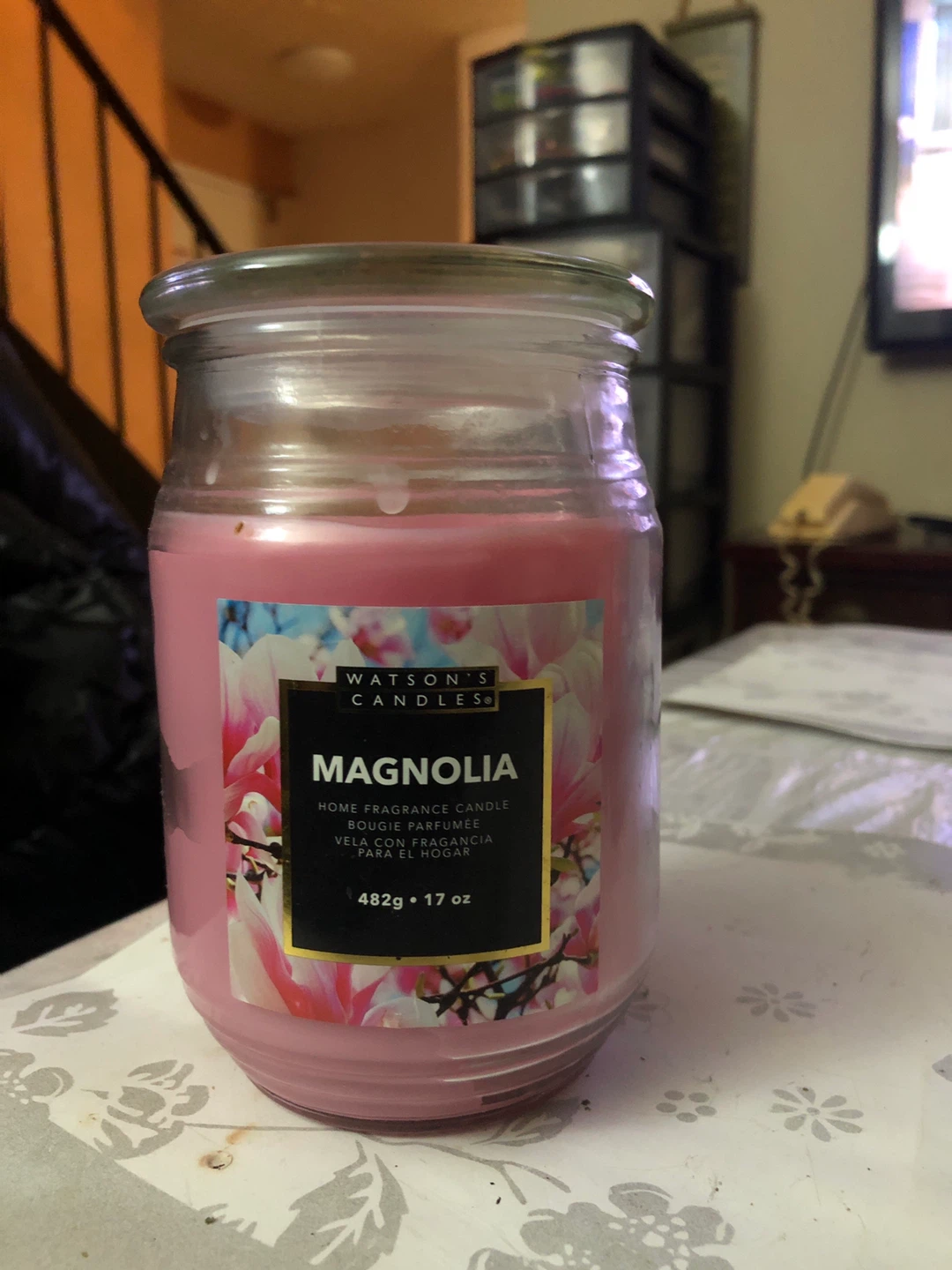 Watson's Candles Magnolia Home Fragrance Candle 482g