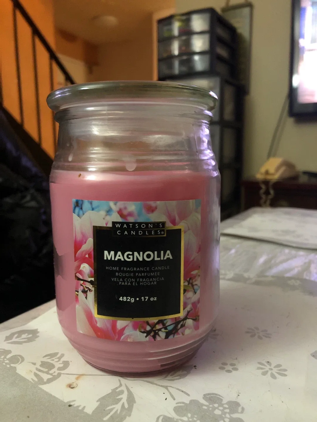 Watson's Candles Magnolia Home Fragrance Candle 482g thumbnail