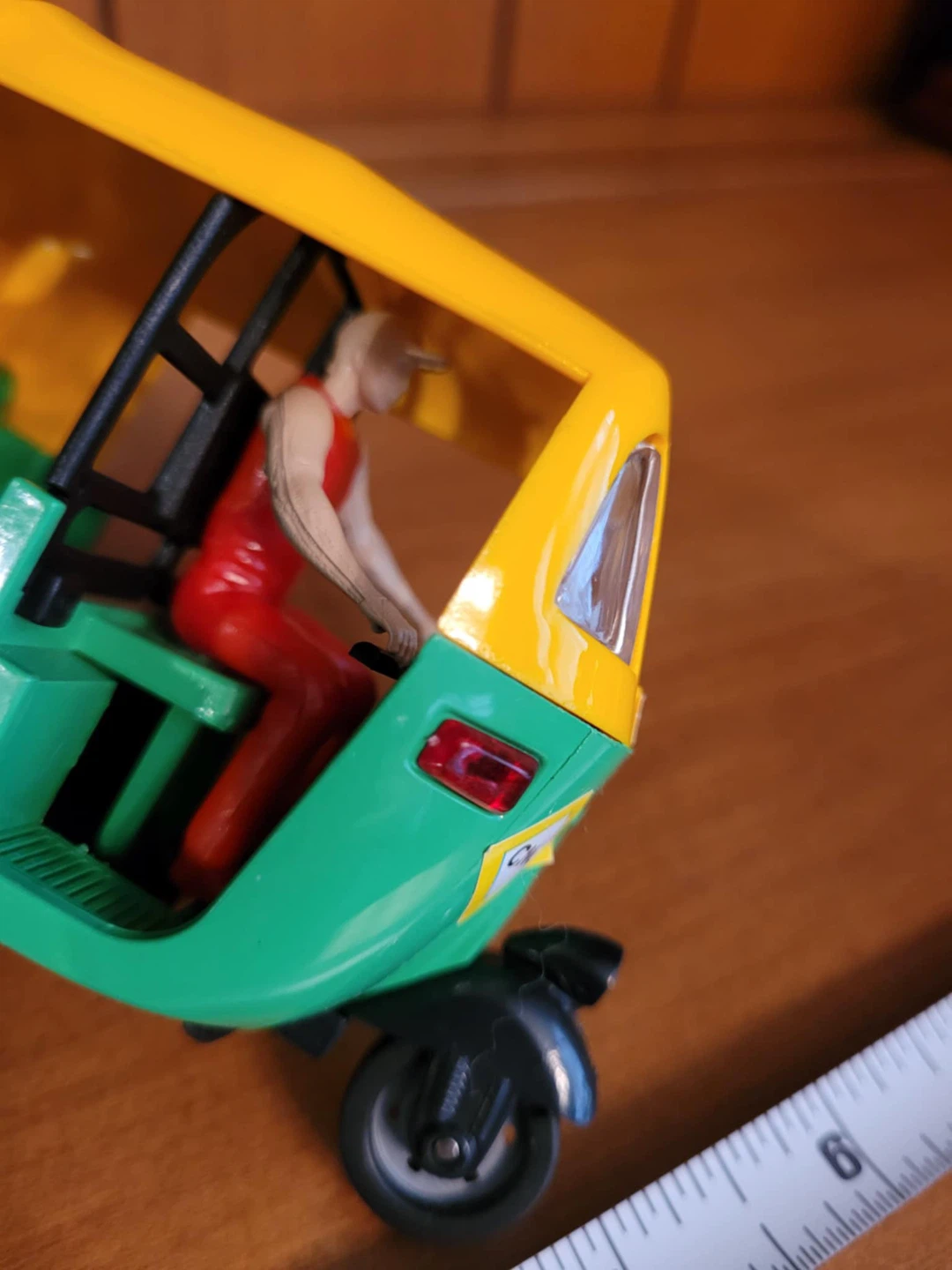 Toy Taxi Rickshaw - Green India - photo 5