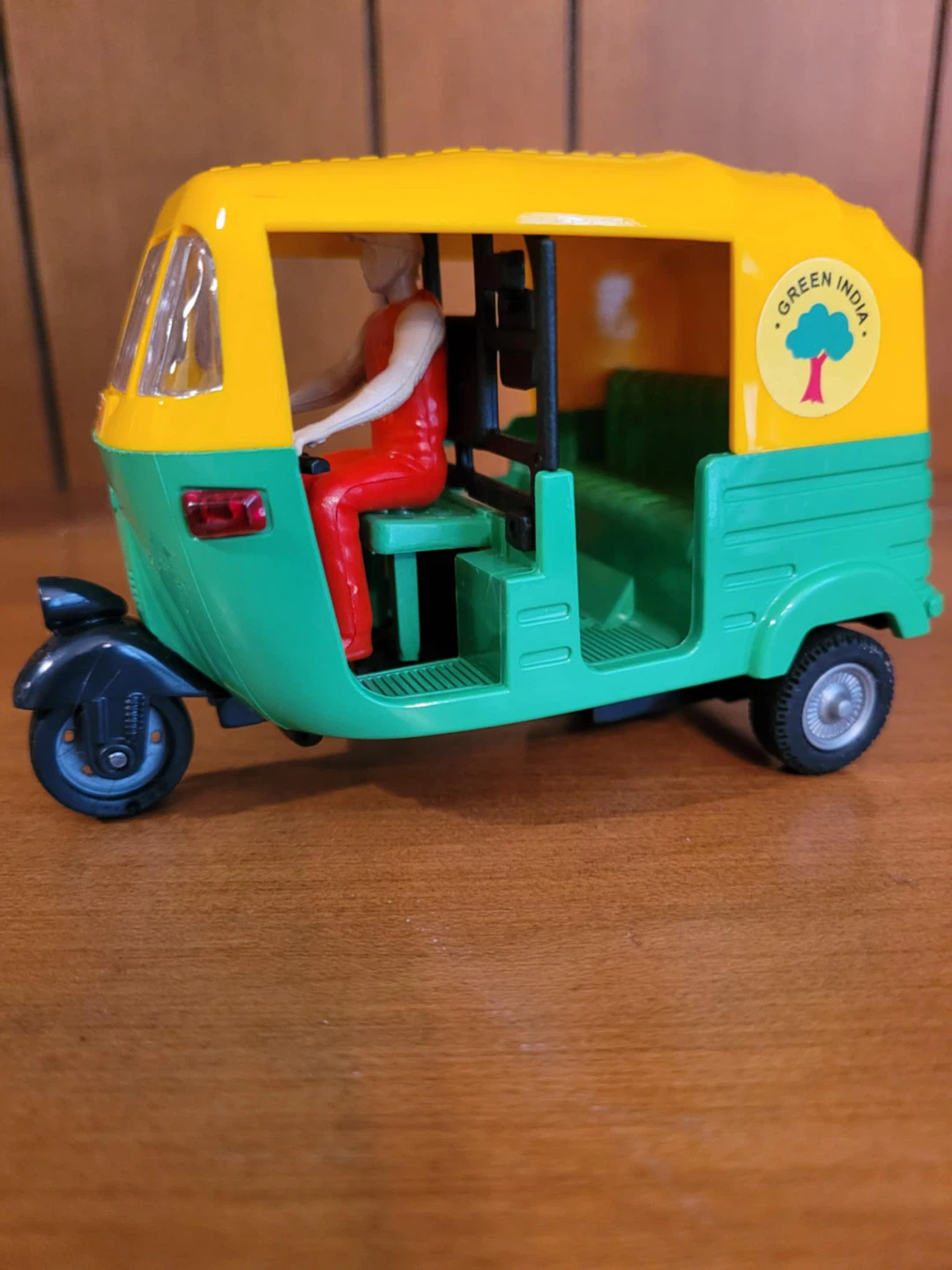 Toy Taxi Rickshaw - Green India