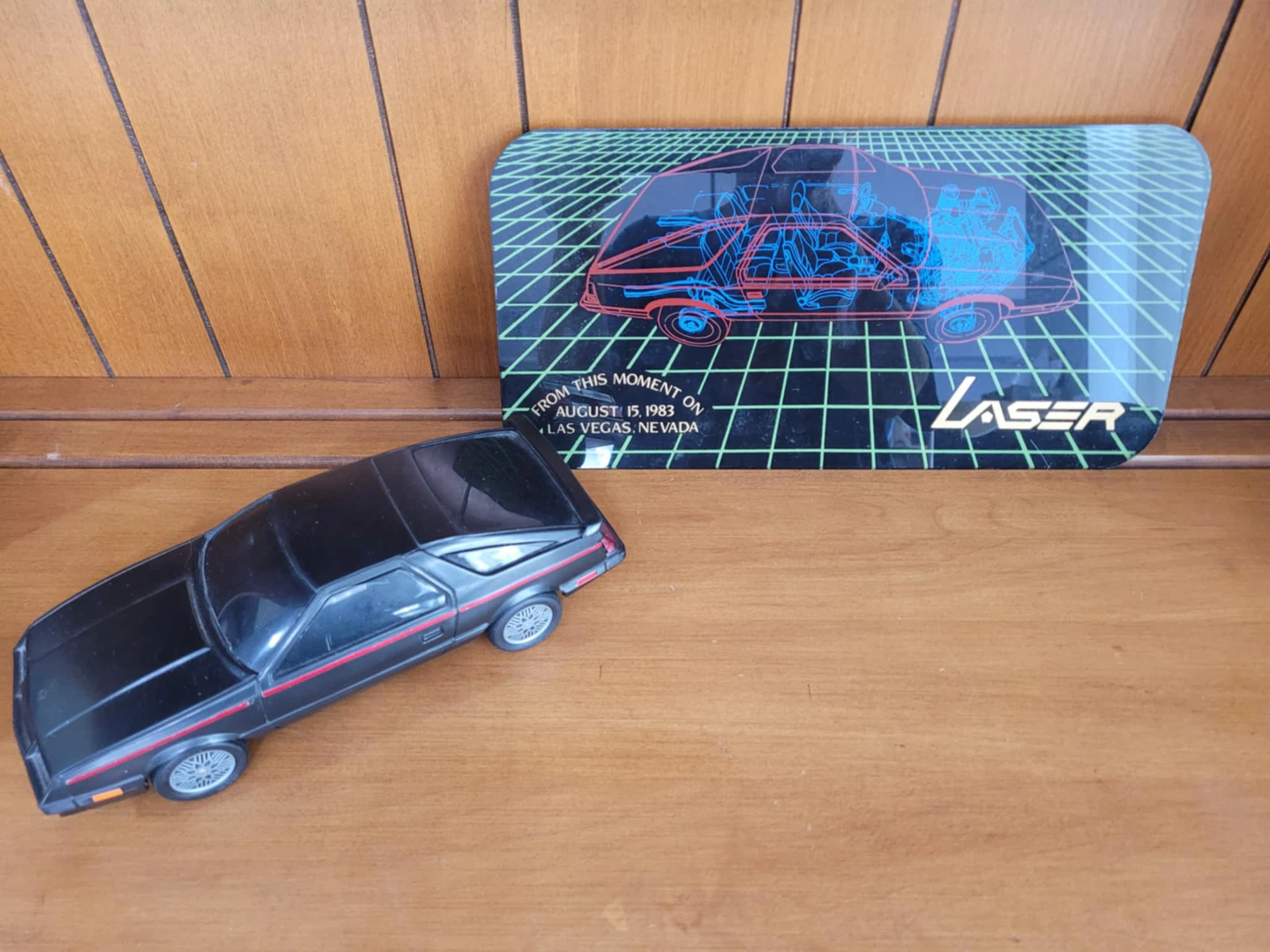 Vintage Rare 1983 Chrysler Laser Promo Car & Tray