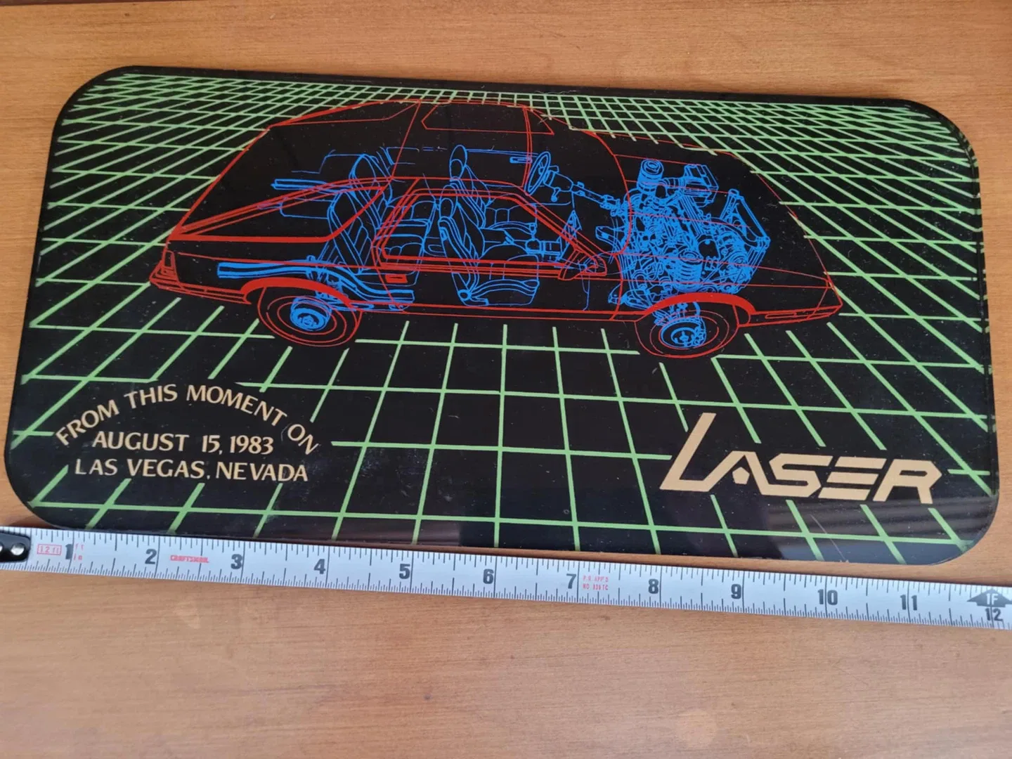 Vintage Rare 1983 Chrysler Laser Promo Car & Tray image indicator(2)