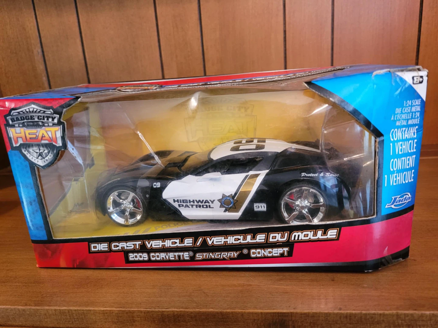 Badge City Heat 2009 Corvette Stingray Concept Die Cast