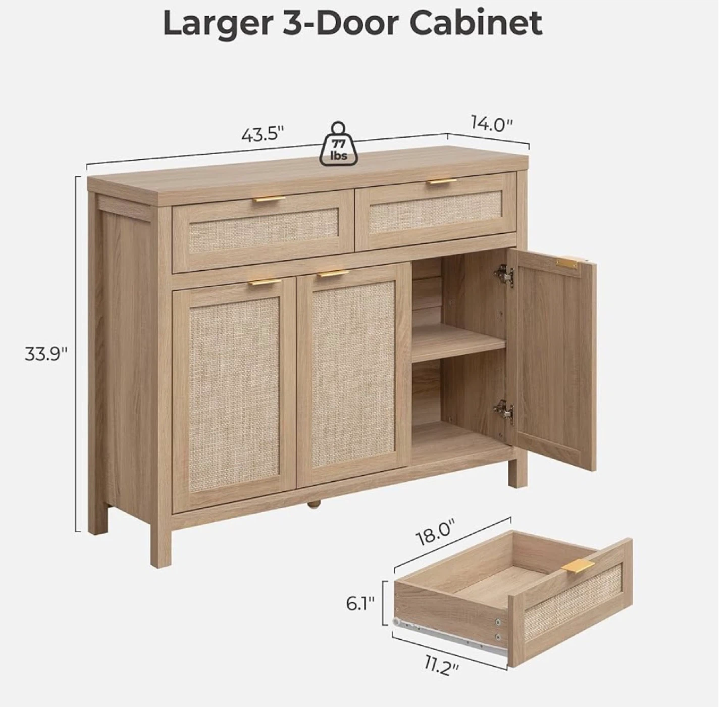 3 Door Cabinet - photo 3