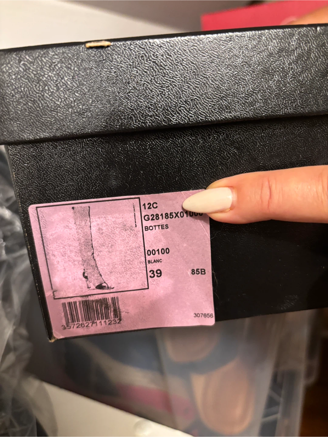 Chanel White Leather Thigh High Boots - Size 39 - photo 3