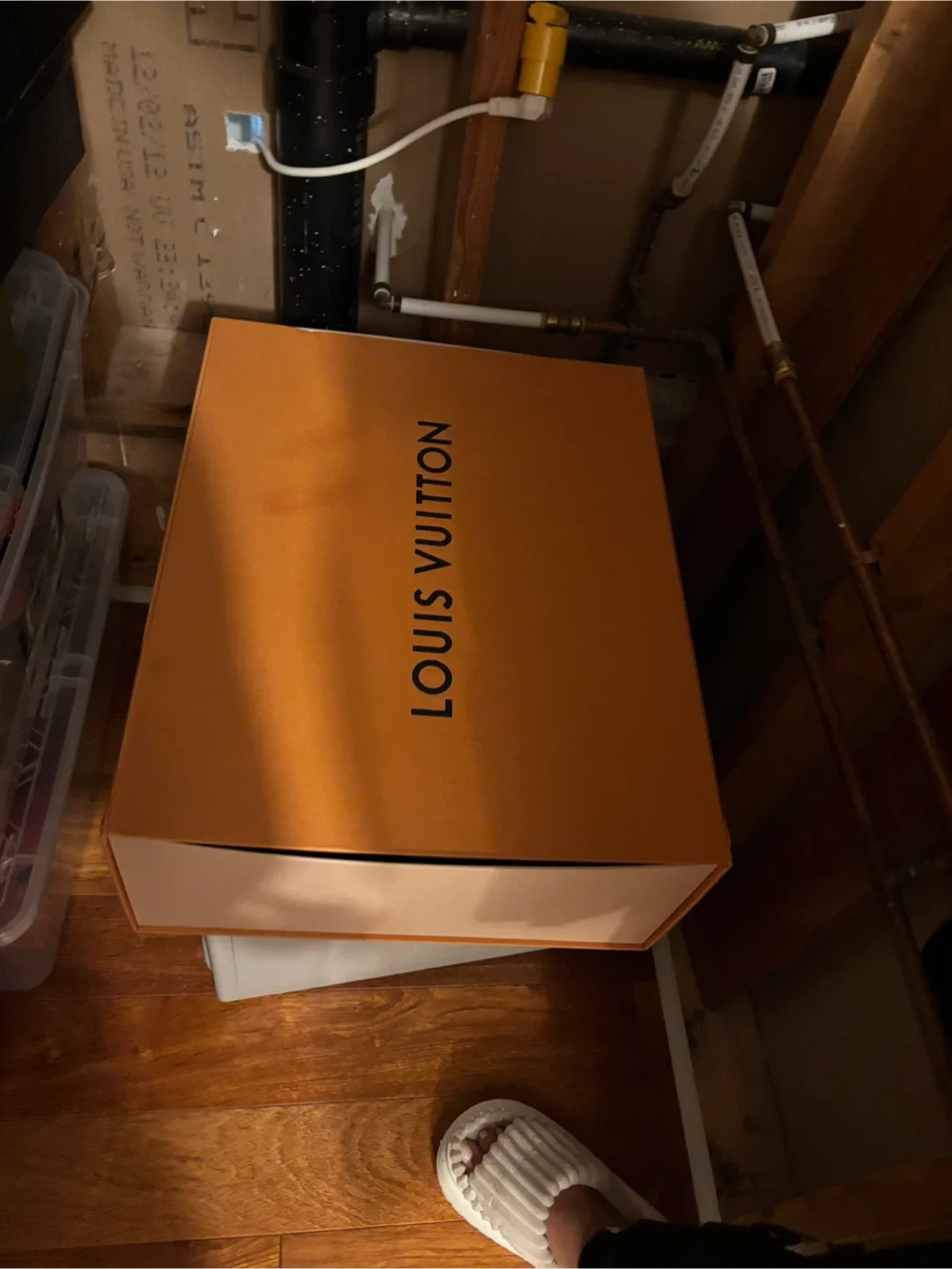 Louis Vuitton Black Leather Riding Boots - Size 39 image indicator(3)