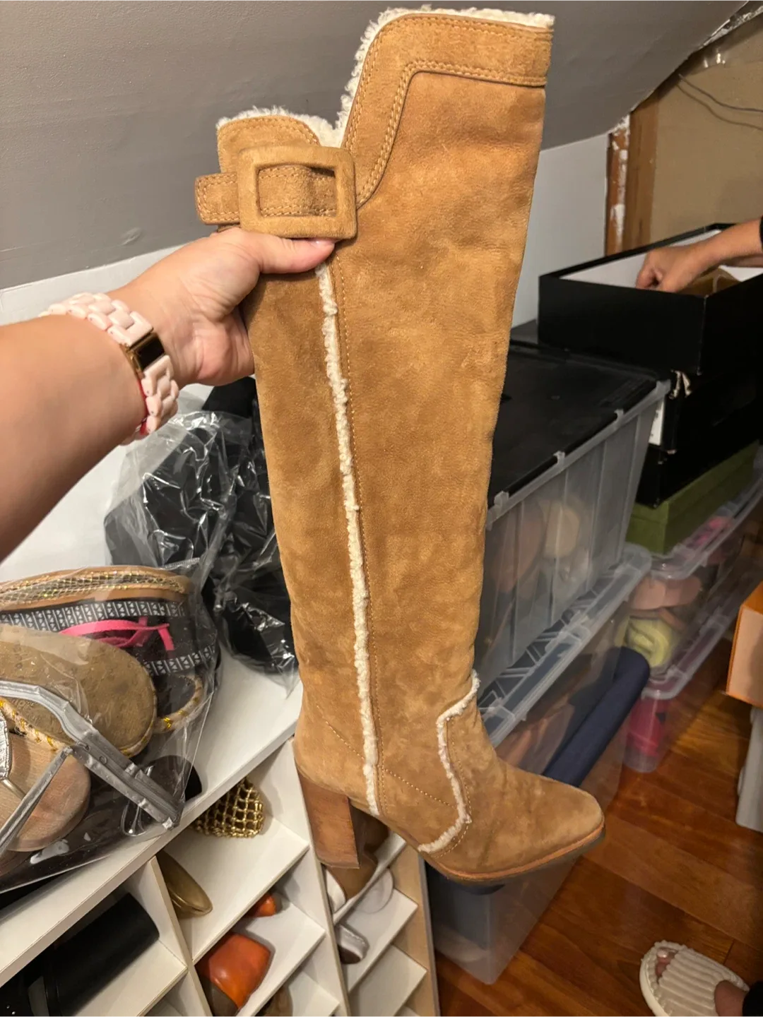 Valentino Brown Leather Boots Size 36.5 image indicator(3)