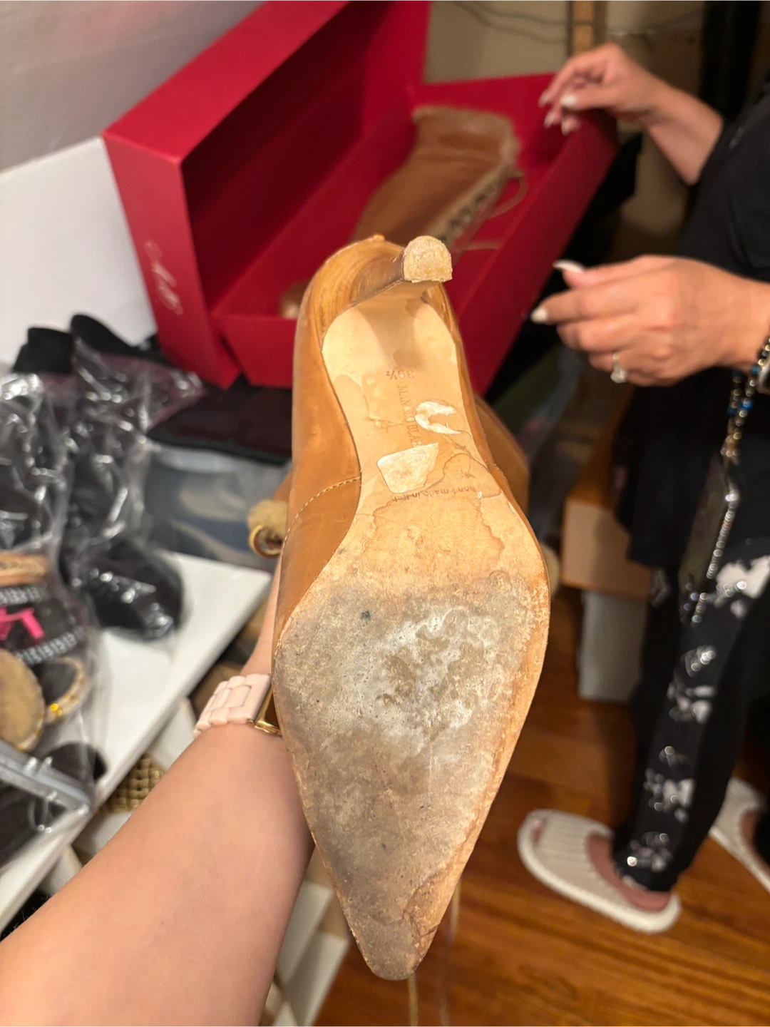 Valentino Brown Leather Boots Size 36.5 - photo 2