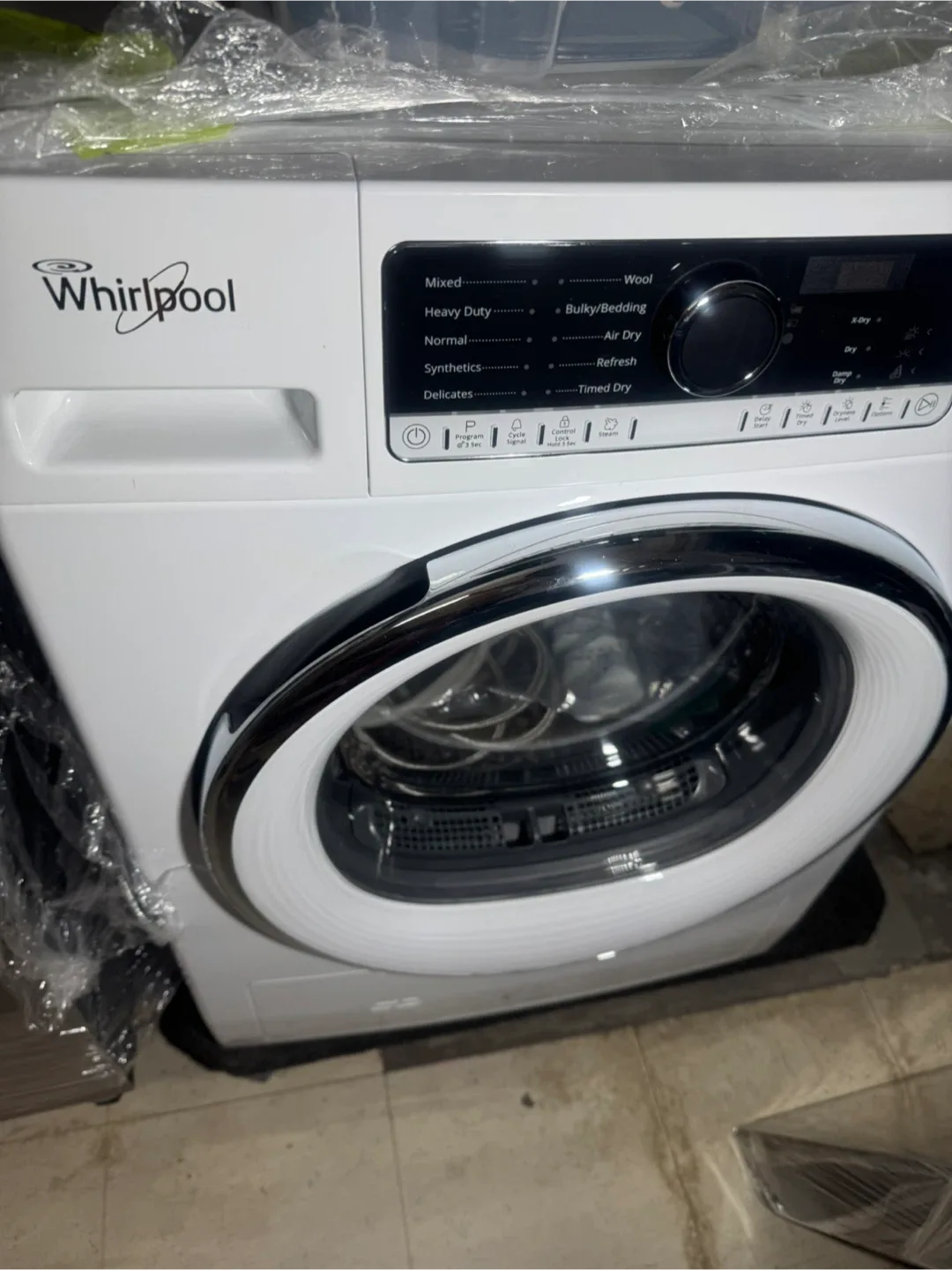 Whirlpool Front Load Electric Dryer - White thumbnail