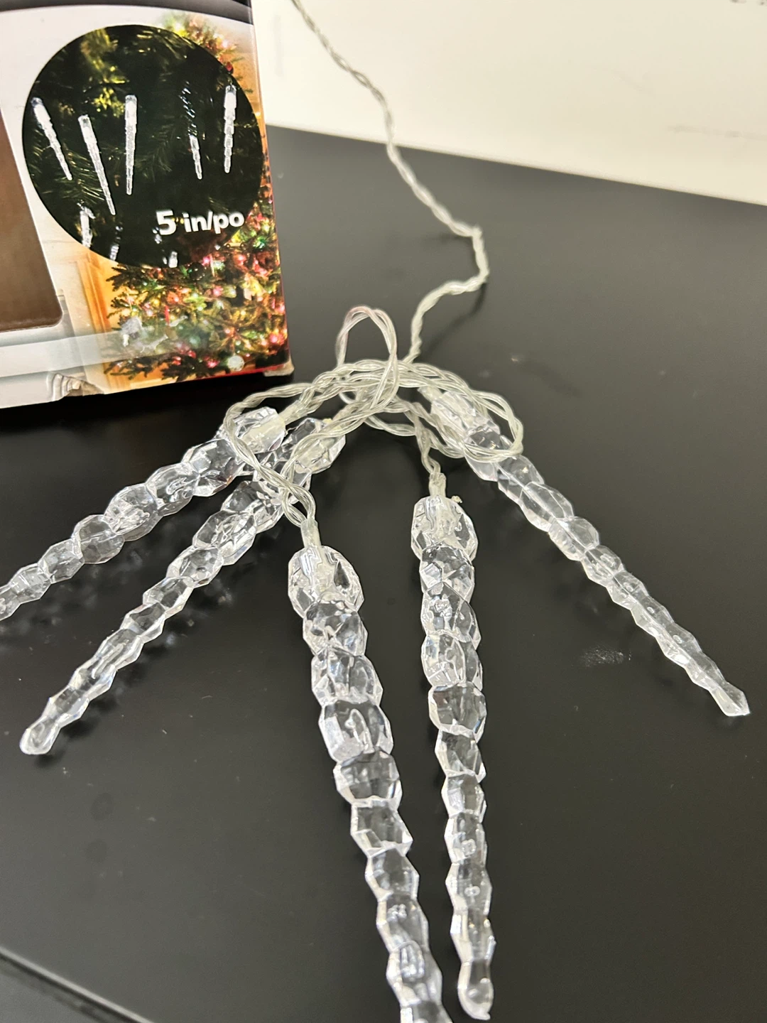 Deco Lite LED 5 Icicle Lights - White - photo 2