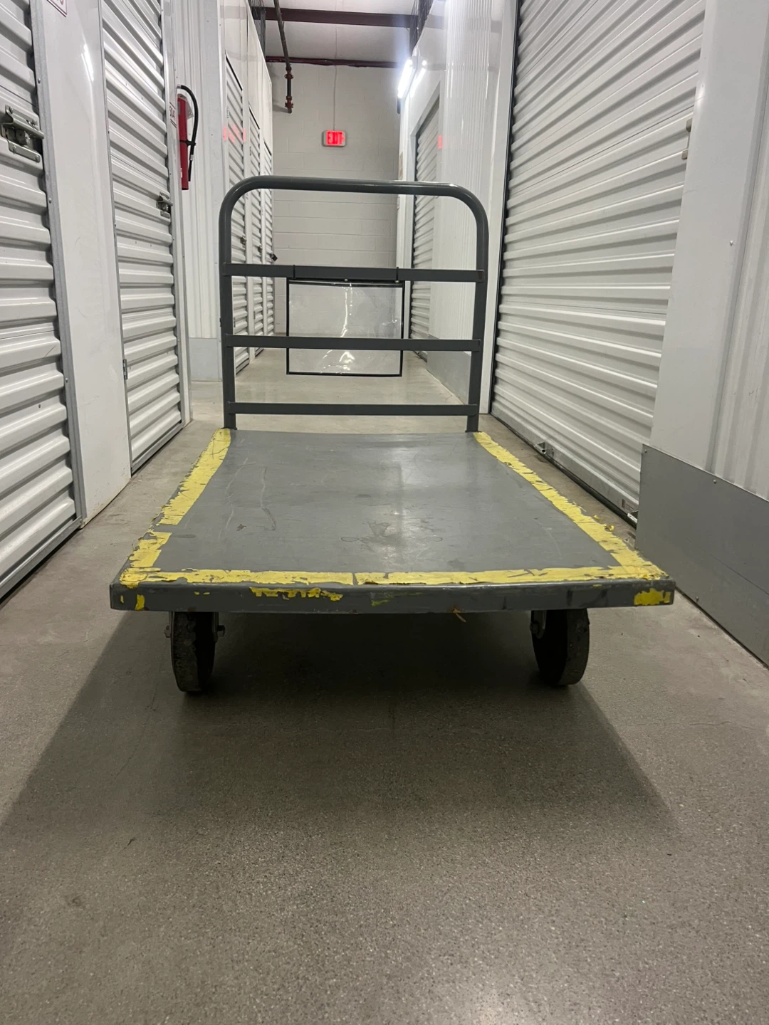Used Gray Platform Cart - photo 2