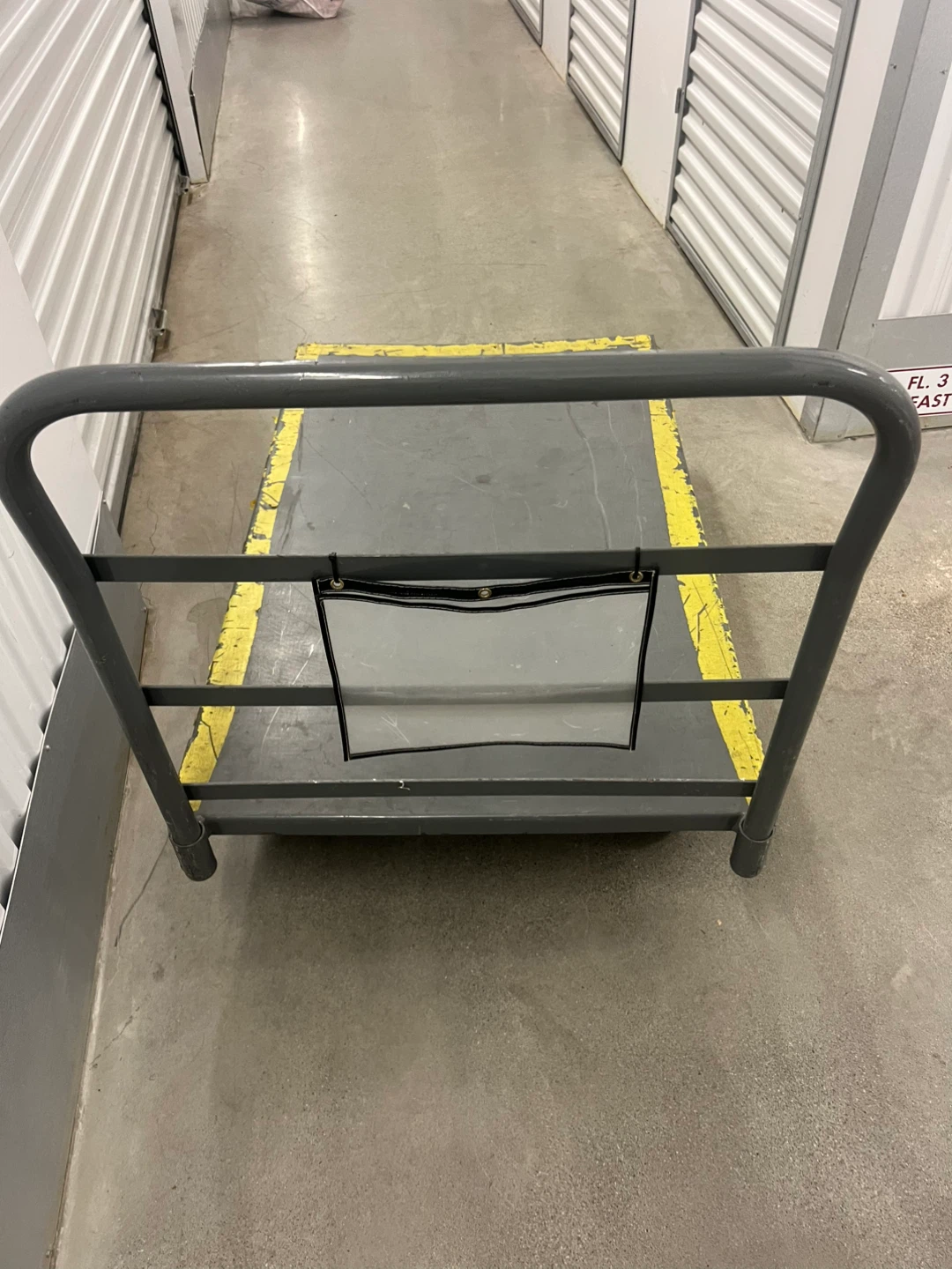 Used Gray Platform Cart - photo 3