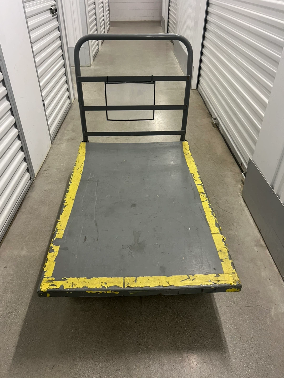 Used Gray Platform Cart