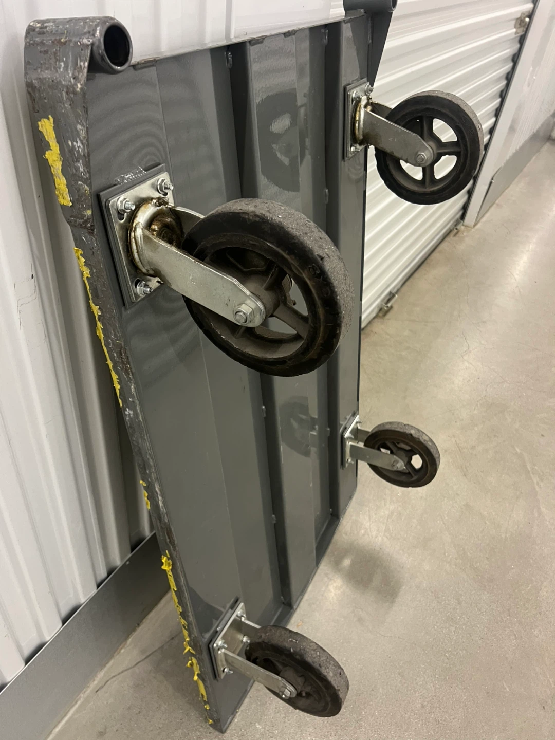 Used Gray Platform Cart - photo 5