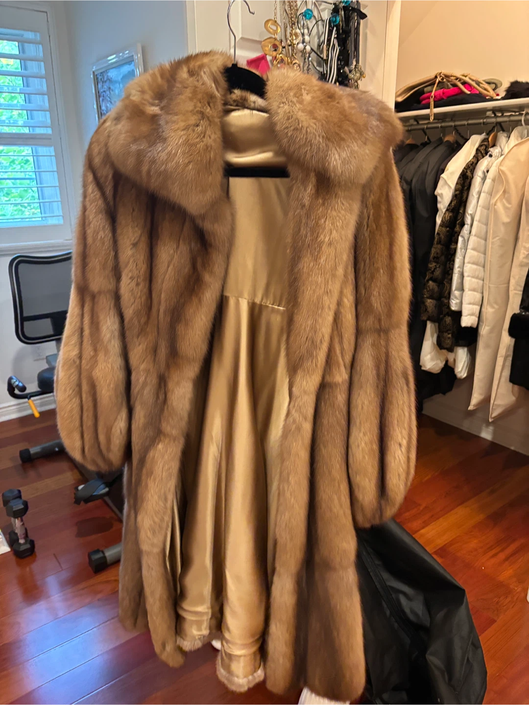 Sable Fur Coat - Brown - photo 2