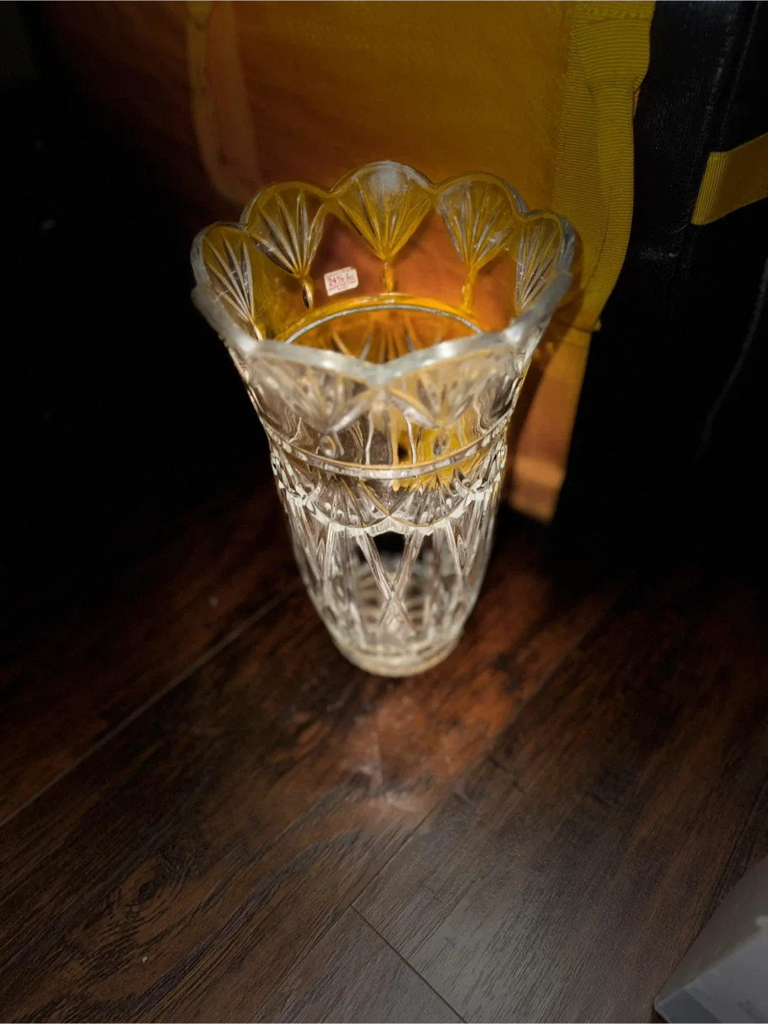 Crystal Clear Glass Vase thumbnail