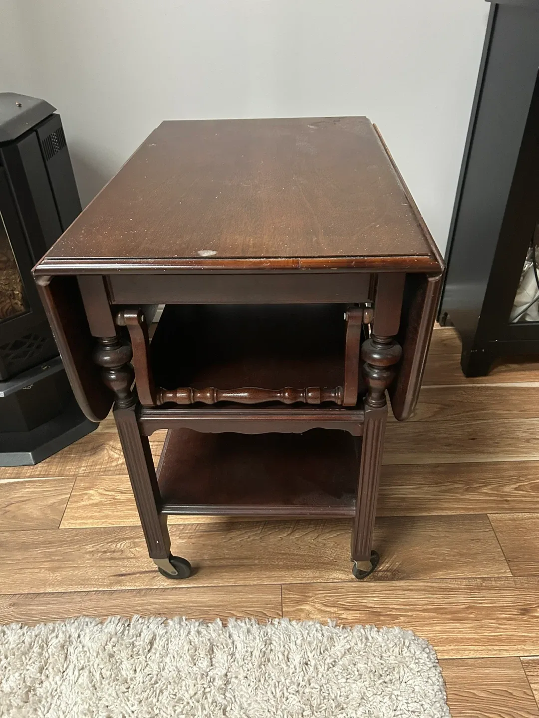 Vintage Drop Leaf Tea Cart image indicator(2)