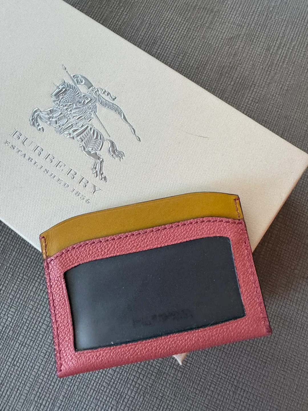 Burberry Card Holder - Pink & Yellow image indicator(2)