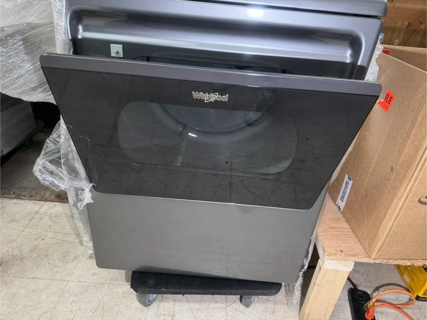 Whirlpool YWED8120HC1 Electric Dryer - Gray thumbnail