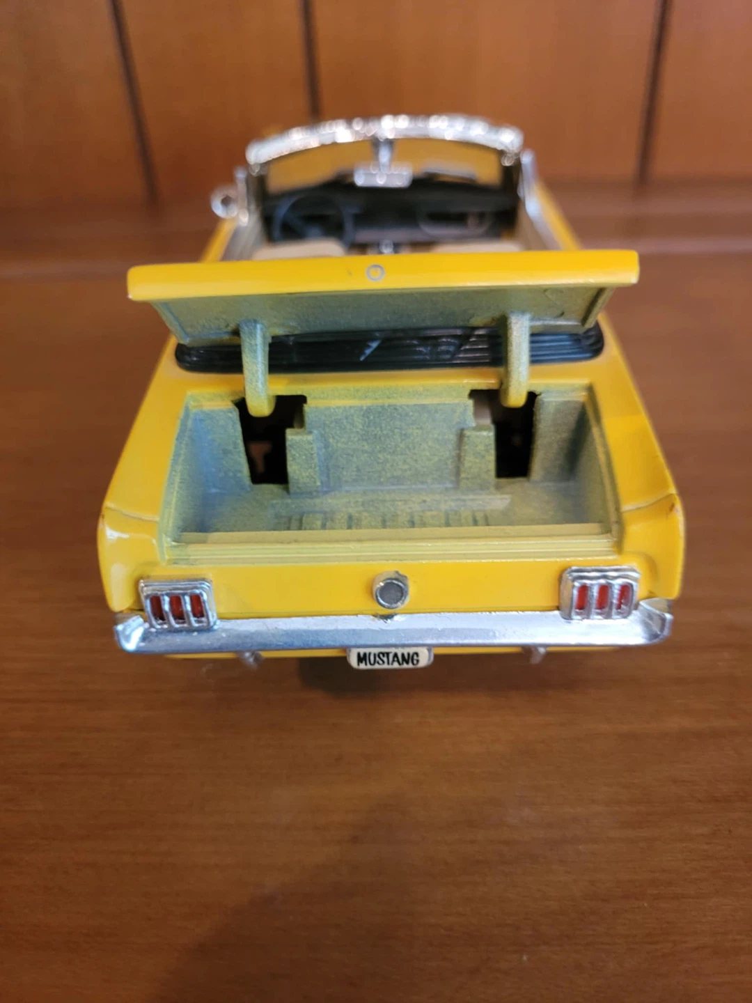 Ford Mustang Yellow Diecast Car - photo 3