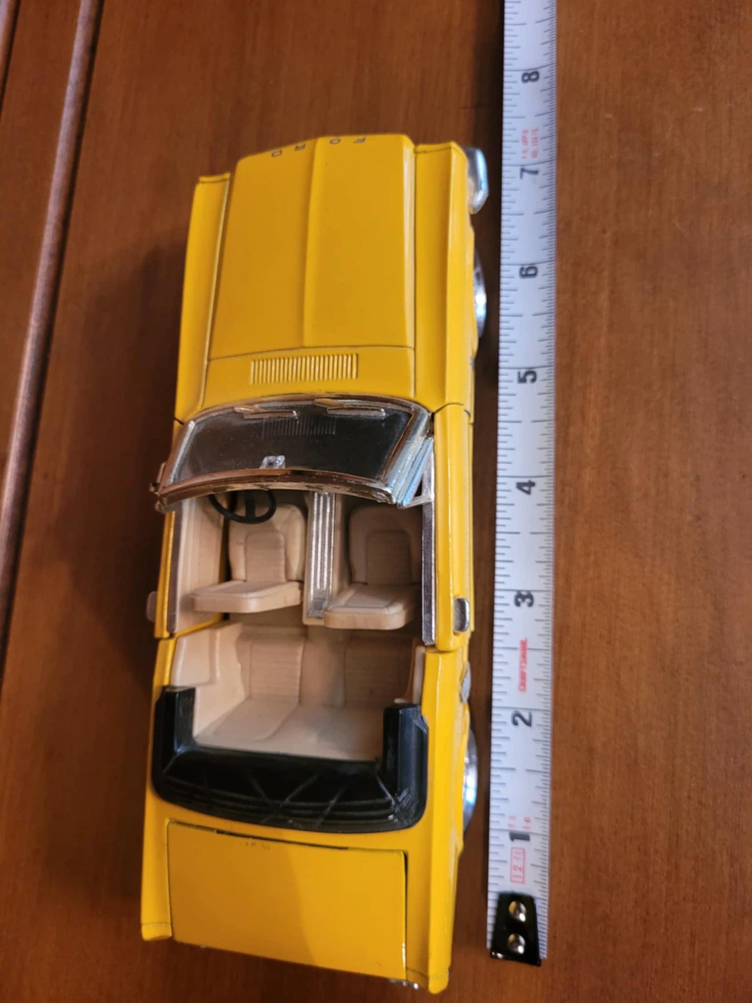 Ford Mustang Yellow Diecast Car - photo 4