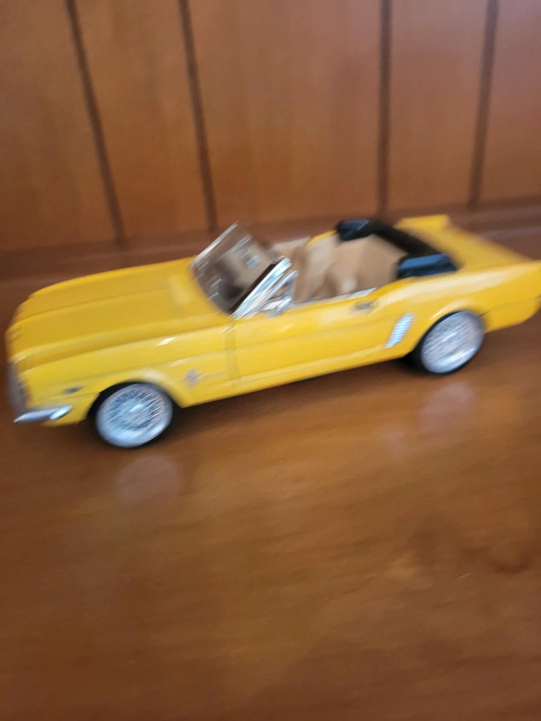 Ford Mustang Yellow Diecast Car