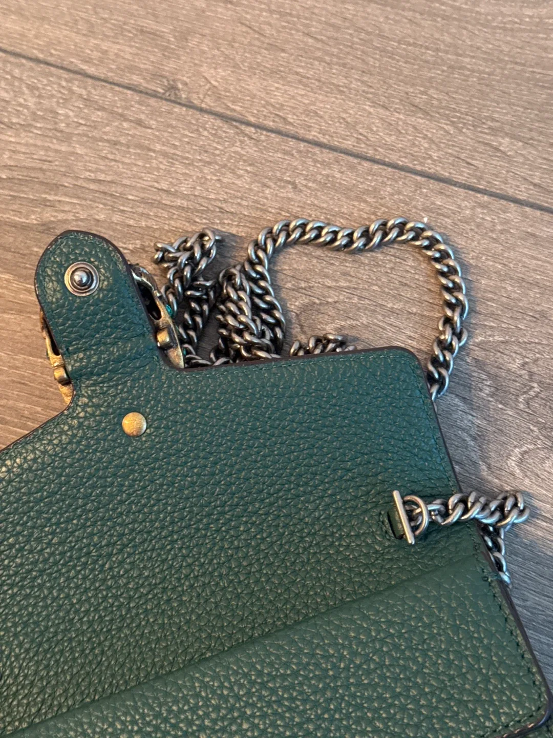 Gucci Dionysus Chain Wallet - Green Leather image indicator(2)