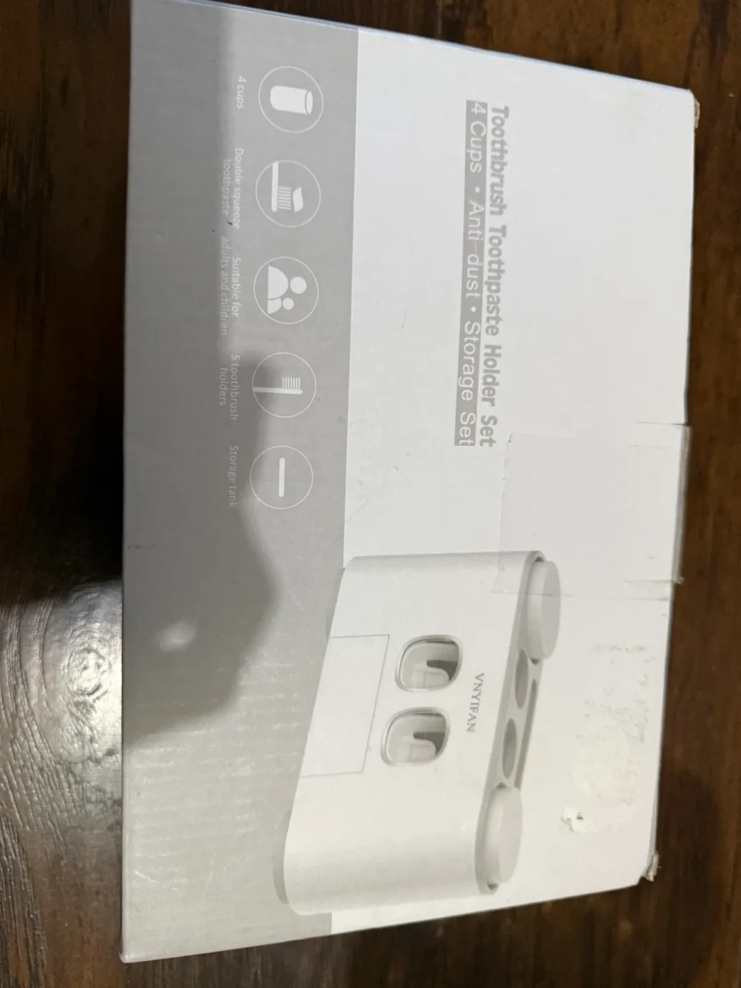 VNYIFAN Toothbrush Toothpaste Holder Set - New in Box image indicator(3)