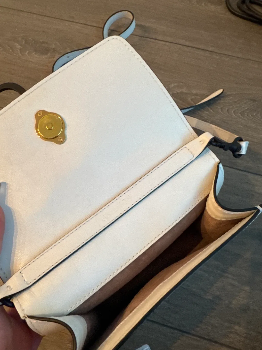 JW Anderson Anchor Logo Crossbody Bag - White image indicator(3)