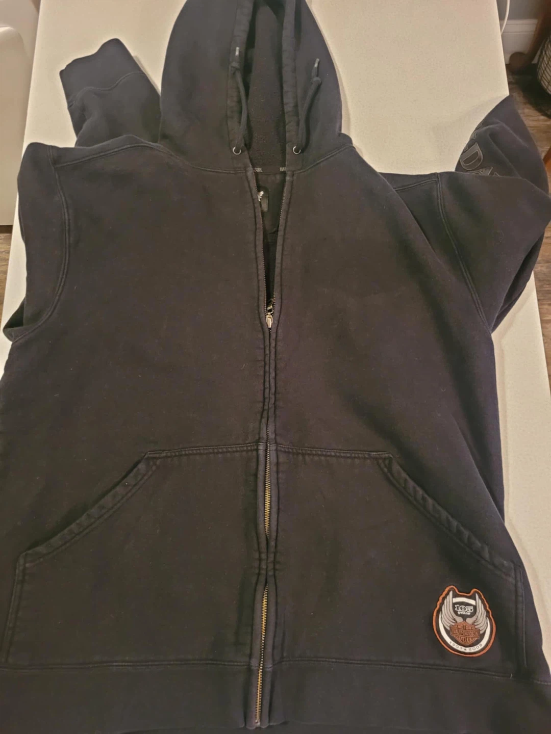 Harley-Davidson 105 Years Full Zip Hoodie size large - photo 2