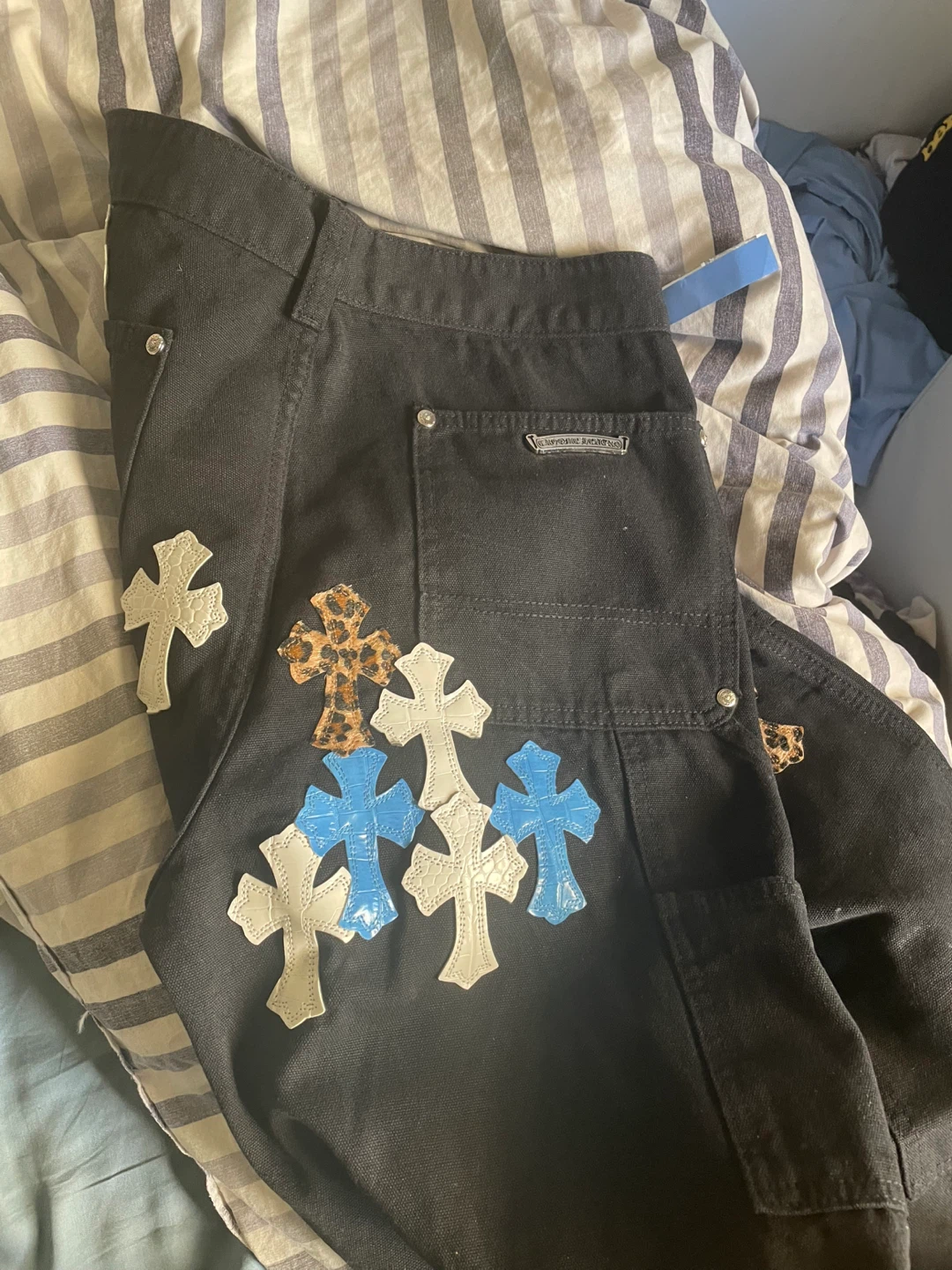 Chrome heart jeans and hoodie - photo 3