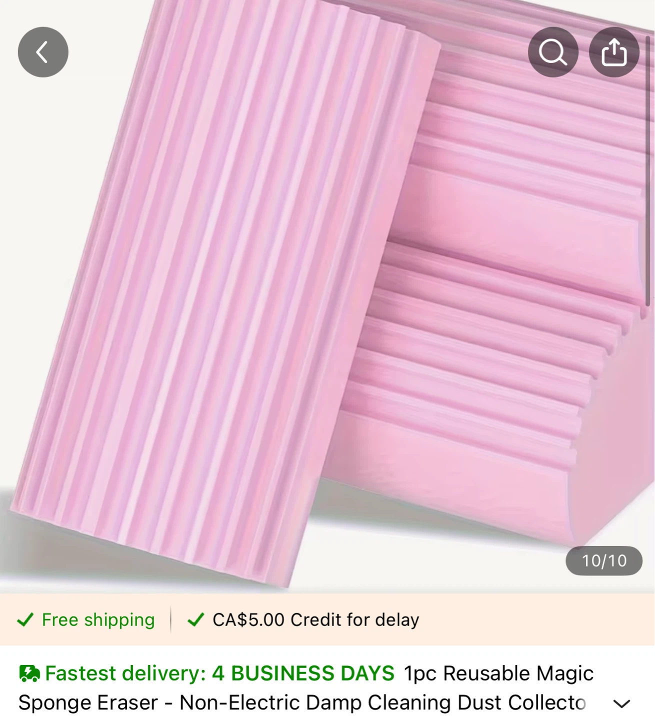Pink Damp Duster