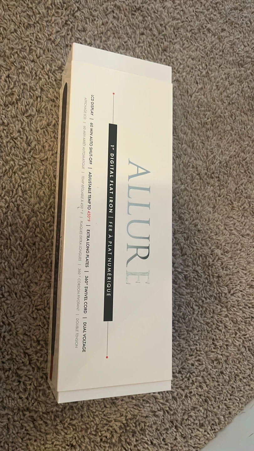Allure 1" Digital Flat Iron - New in Box!