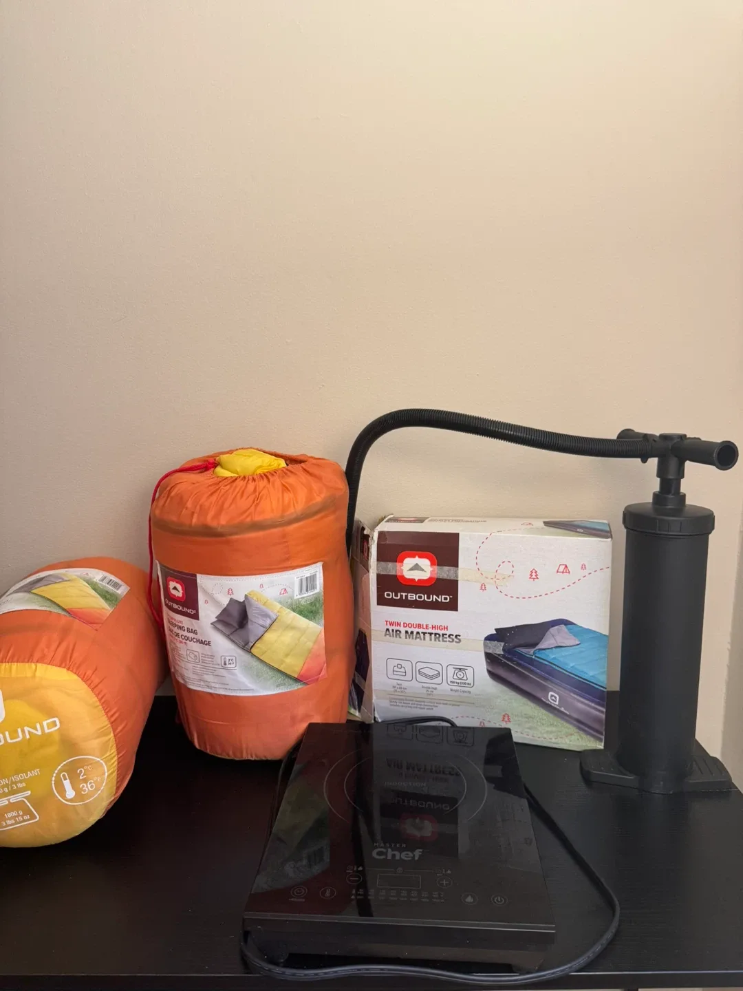 Air Mattress- Sleeping Bag- cooktop thumbnail