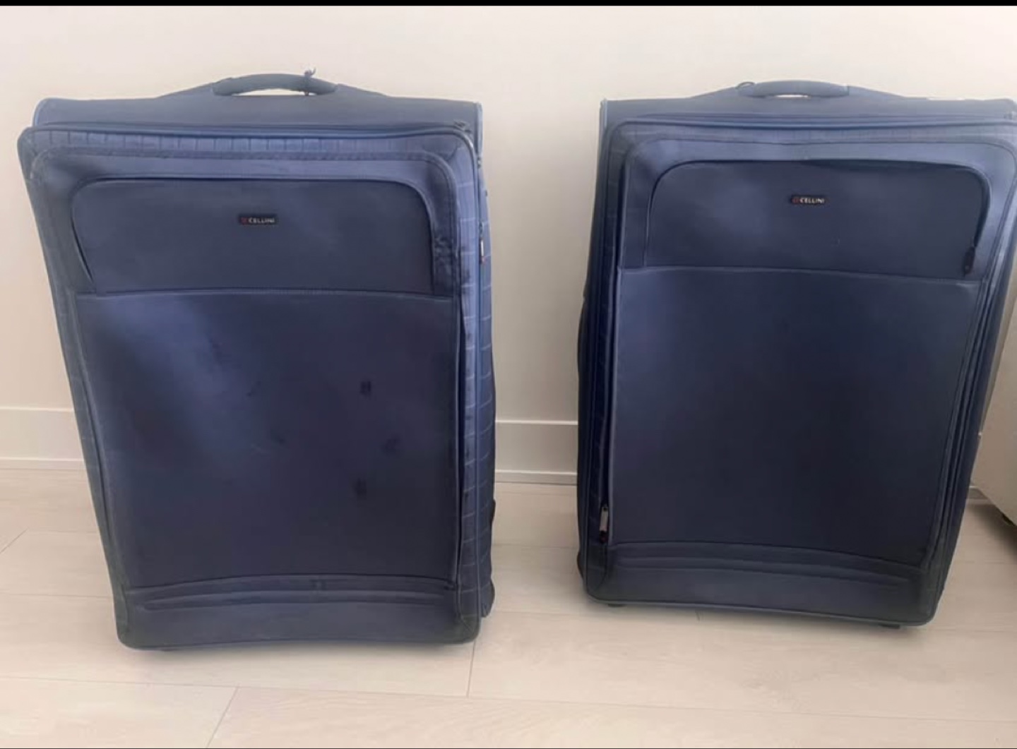 Cellini Blue Luggage Set - 2 Suitcases