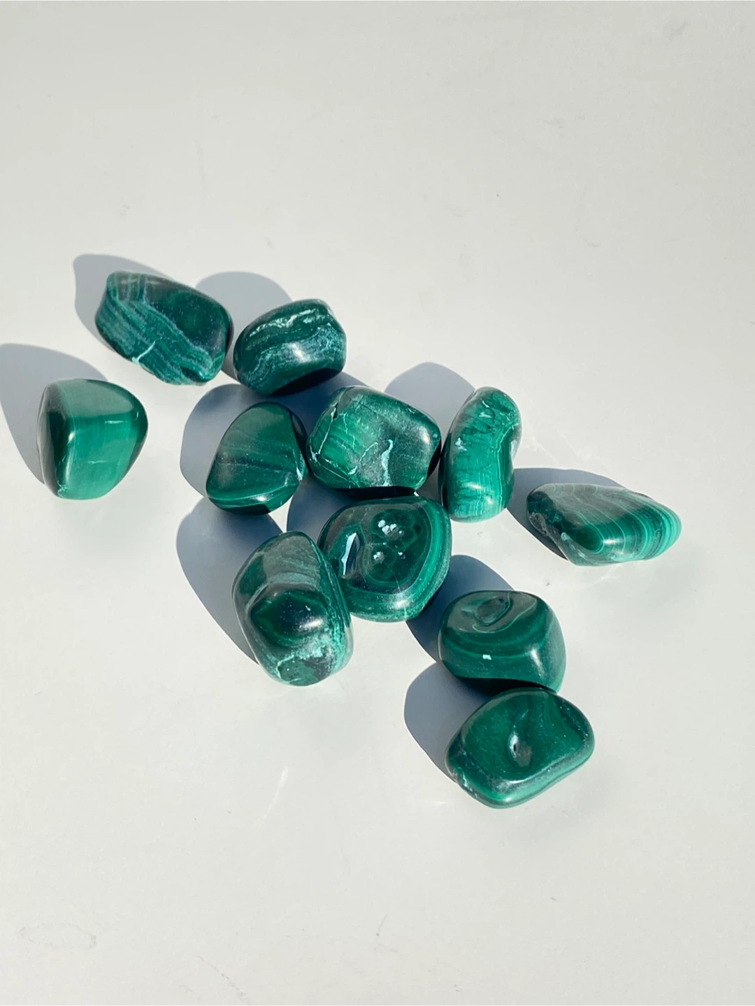 Rare Malachite Tumble