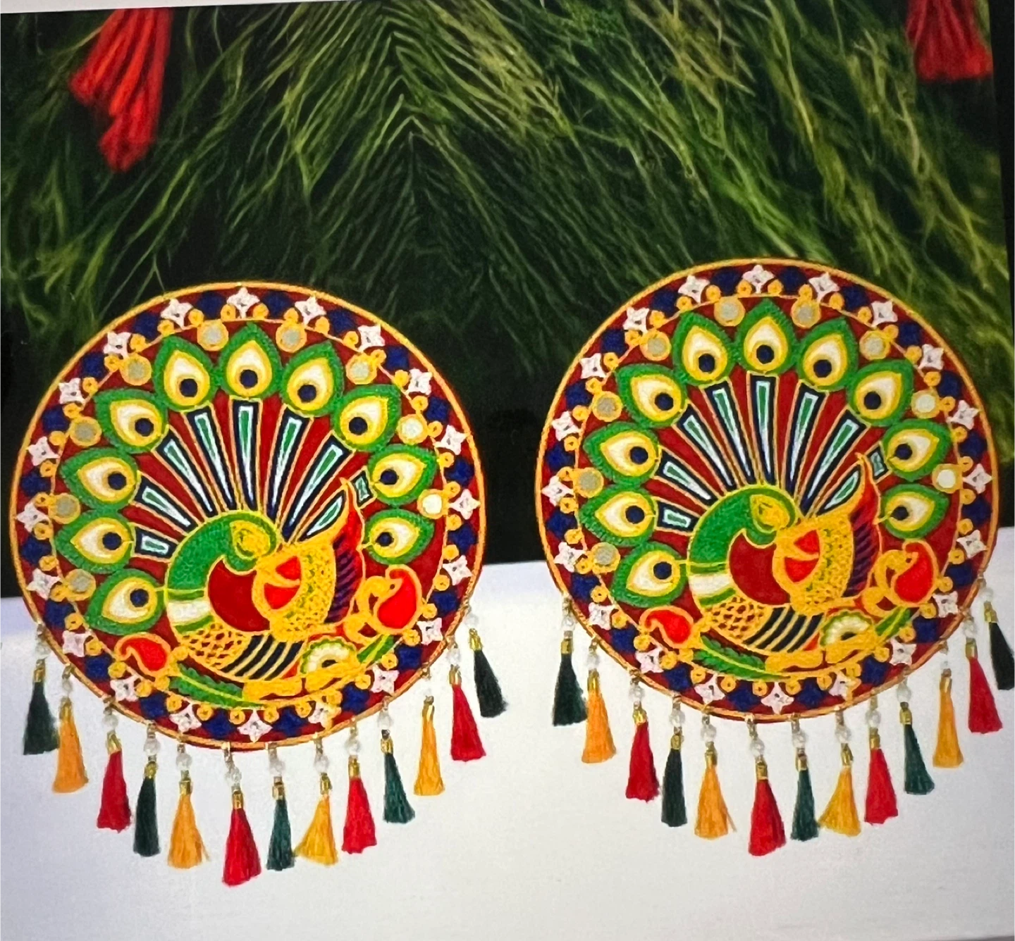 Set of 2 Peacock Wall Decor - 16 Inch - photo 2