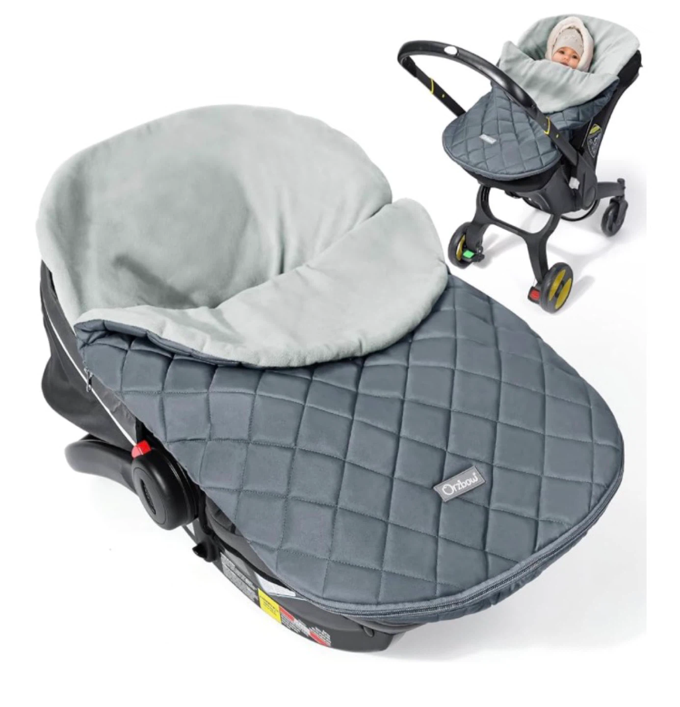 Doona Infant Car Seat Footmuff - Grey