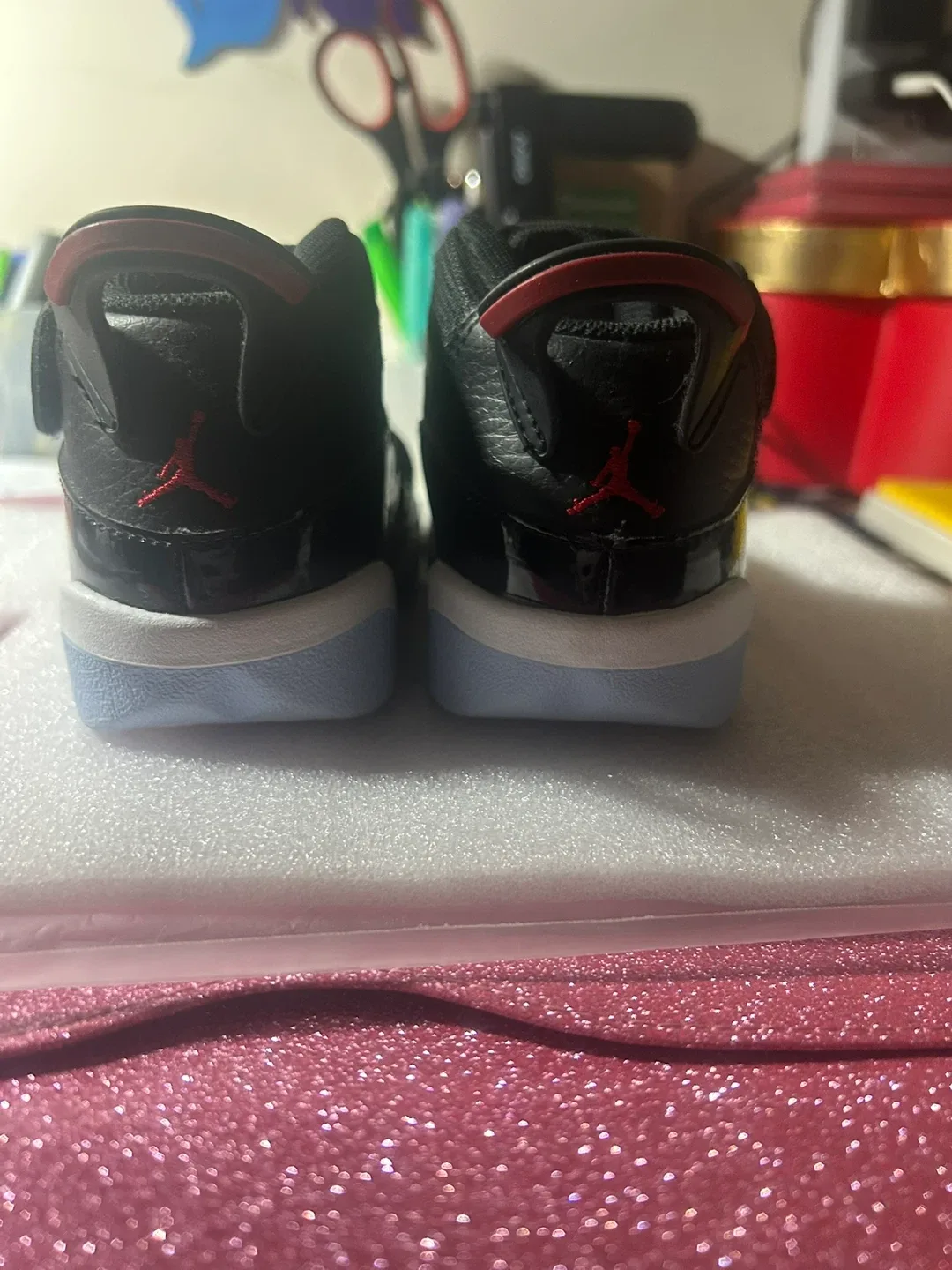 Jordan 6 Rings Black Toddler Shoes - Size 8C image indicator(3)