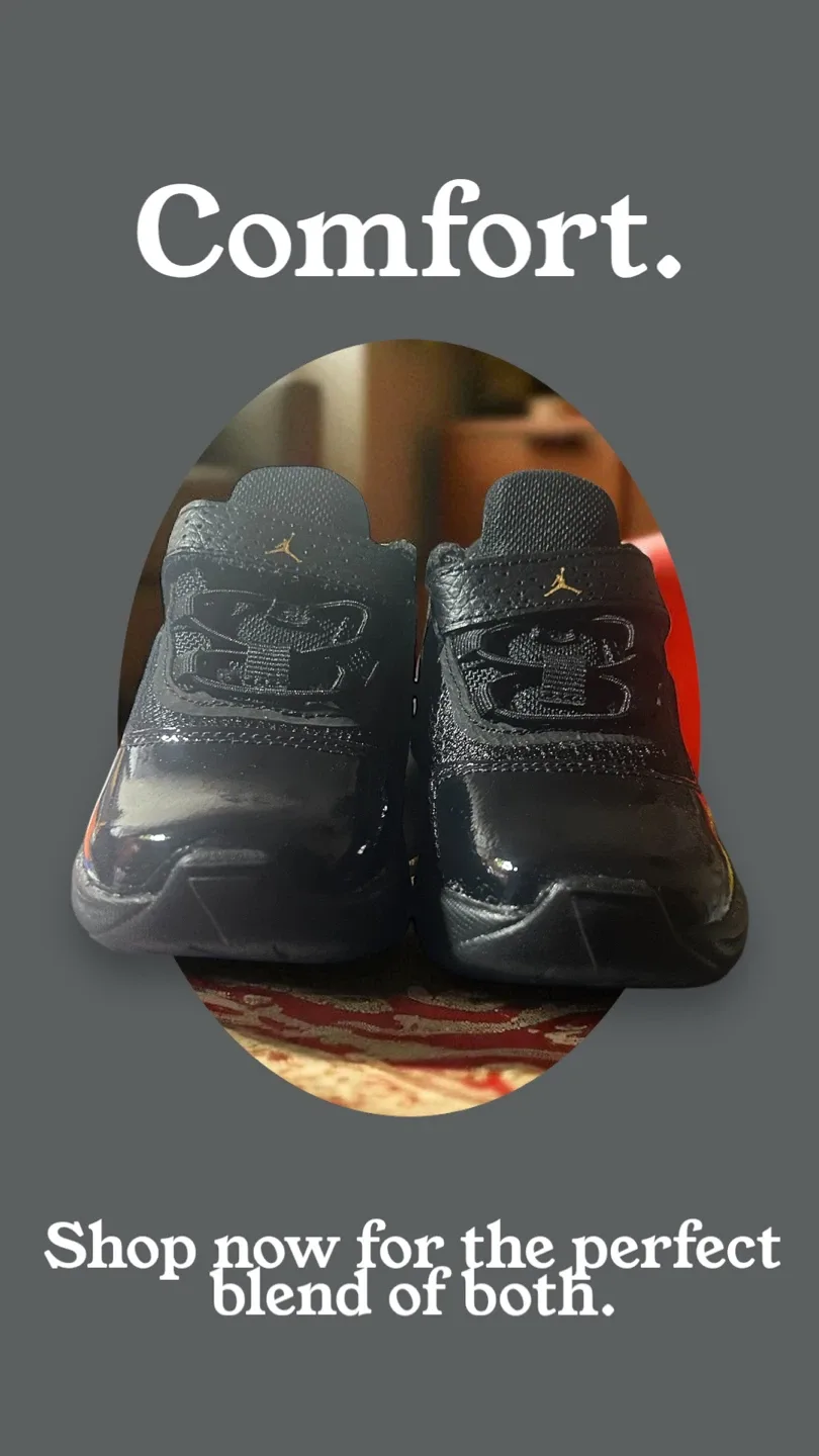 Jordan 11 CMFT Low (TD) Black/Gold Size 6C image indicator(5)